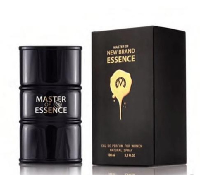 ادکلن زنانه نیوبرند ۱۰۰ میل  مدل MASTER OF ESSENCE مشابه ادکلن گودگرل مشکی